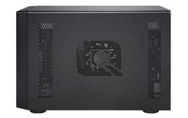 QNAP TS-473-4G - Servidor NAS - 4 compartimentos - SATA 6Gb/s - RAID 0, 1, 5, 6, 10, JBOD, 5 Hot Spare, intercambio en caliente 6, 10 repuesto rápido - RAM 4 GB - Gigabit Ethernet - iSCSI soporta