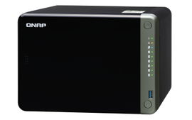 NAS QNAP TS-653D-4G-US PROCESADOR INTEL CELERON J4125 / MEMORIA RAM 4GB / 6 BAHIAS FRONTALES SATA 3.5 PULGADAS y 2.5 PULGADAS / 2 PUERTOS RJ45 2.5GbE / MONTAJE EN ESCRITORIO / APLICACIONES  DE USO PERSONAL PARA COMPARTIR Y RESPALDAR DATOS EN LA NUBE
