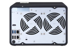 NAS QNAP TS-653D-4G-US PROCESADOR INTEL CELERON J4125 / MEMORIA RAM 4GB / 6 BAHIAS FRONTALES SATA 3.5 PULGADAS y 2.5 PULGADAS / 2 PUERTOS RJ45 2.5GbE / MONTAJE EN ESCRITORIO / APLICACIONES  DE USO PERSONAL PARA COMPARTIR Y RESPALDAR DATOS EN LA NUBE