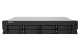 QNAP TS-832PXU-RP - Servidor NAS - 8 compartimentos - montaje en bastidor - SATA 6Gb/s - RAID RAID 0, 1, 5, 6, 10, 50, JBOD, 60 - RAM 4 GB - 2.5 Gigabit Ethernet / 10 Gigabit Ethernet - iSCSI soporta - 2U