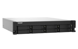 QNAP TS-832PXU-RP - Servidor NAS - 8 compartimentos - montaje en bastidor - SATA 6Gb/s - RAID RAID 0, 1, 5, 6, 10, 50, JBOD, 60 - RAM 4 GB - 2.5 Gigabit Ethernet / 10 Gigabit Ethernet - iSCSI soporta - 2U