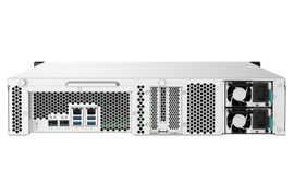 QNAP TS-832PXU-RP - Servidor NAS - 8 compartimentos - montaje en bastidor - SATA 6Gb/s - RAID RAID 0, 1, 5, 6, 10, 50, JBOD, 60 - RAM 4 GB - 2.5 Gigabit Ethernet / 10 Gigabit Ethernet - iSCSI soporta - 2U