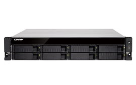 QNAP ENTERPRISE STORAGE TS-883XU-RP-E2124-8G-US 2U 8-BAY 10GBE NAS AND ISCSI IP-SAN, INTEL© XEON© E-2124 4-CORE 3.3 GHZ PROCESSOR , 8 GB LONG DIMM DDR4 ECC (2 X 4GB), 8 X 2.5 QNAP ENTERPRISE STORAGE TS-883XU-RP-E2124-8G-US 2U 8-BAY 10GBE NAS AND ISCSI IP-SAN, INTEL© XEON© E-2124 4-CORE 3.3 GHZ PROCESSOR , 8 GB LONG DIMM DDR4 ECC (2 X 4GB), 8 X 2.5