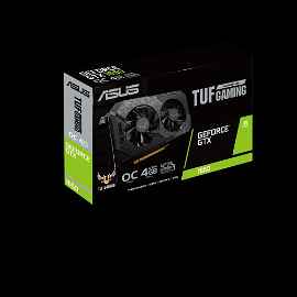 ASUS TUF-GTX1650-O4GD6-P-GAMING - OC Edition - tarjeta gráfica - GF GTX 1650 - 4 GB GDDR6 - PCIe 3.0 x16 - DVI, HDMI, DisplayPort