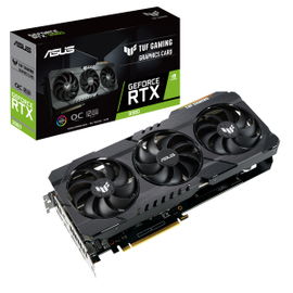 ASUS - PCI Express 4.0 - NVIDIA - NVIDIA GeForce RTX 3060 - 12 GB - DisplayPort / HDMI - TUF-RTX3060-O12G-GAM ASUS - PCI Express 4.0 - NVIDIA - NVIDIA GeForce RTX 3060 - 12 GB - DisplayPort / HDMI - TUF-RTX3060-O12G-GAM