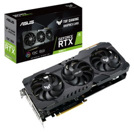 ASUS TUF-RTX3060TI-O8G-GAMING - OC Edition - tarjeta gráfica - GF RTX 3060 Ti - 8 GB GDDR6 - PCIe 4.0 x16 - 2 x HDMI, 3 x DisplayPort