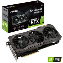 ASUS TUF-RTX3070-O8G-V2-GAMING - OC Edition - tarjeta gráfica - GF RTX 3070 - 8 GB GDDR6 - PCIe 4.0 - 2 x HDMI, 3 x DisplayPort
