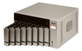 QNAP SMB STORAGE TVS-873e-8G-US 8-BAY NAS/ISCSI IP-SAN, AMD R SERIES QUAD-CORE 2.1GHZ, 8GB RAM, 10G-READY QNAP SMB STORAGE TVS-873e-8G-US 8-BAY NAS/ISCSI IP-SAN, AMD R SERIES QUAD-CORE 2.1GHZ, 8GB RAM, 10G-READY