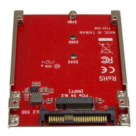 StarTech.com Tarjeta Adaptador PCI Express M.2 a U.2 SFF8639 para SSD NVMe M.2 - Conversor para SSD M.2 - Tarjeta Anfitrión para SSD M.2