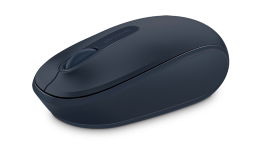 Microsoft ratón móvil inalámbrico 1850 - Ratón - diestro y zurdo - óptico - 3 botones - inalámbrico - 2.4 GHz - receptor inalámbrico USB - azul lana