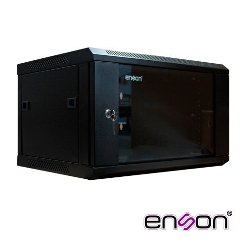 GABINETE DE PARED ENSON ENS-RKGB6UD 6UR PUERTA FRONTAL DE CRISTAL TEMPLADO CON CERRADURA DE SEGURIDAD RANURAS DE VENTILACION EN LA PARTE SUPERIOR PARA 2 VENTILADORES DE 11 CM 600X450X368MM, REQUIERE ENSAMBLAJE GABINETE DE PARED ENSON ENS-RKGB6UD 6UR PUERTA FRONTAL DE CRISTAL TEMPLADO CON CERRADURA DE SEGURIDAD RANURAS DE VENTILACION EN LA PARTE SUPERIOR PARA 2 VENTILADORES DE 11 CM 600X450X368MM, REQUIERE ENSAMBLAJE