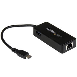 StarTech.com Adaptador de Red Gigabit USB-C con Puerto USB Extra StarTech.com Adaptador de Red Gigabit USB-C con Puerto USB Extra