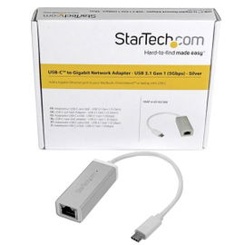 StarTech.com Adaptador de red USB-C a Gigabit - Plateado StarTech.com Adaptador de red USB-C a Gigabit - Plateado