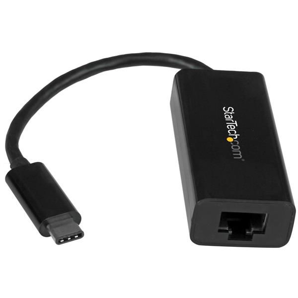 StarTech.com USB C to Gigabit Ethernet Adapter - Black - USB 3.1 to RJ45 LAN Network Adapter - USB Type C to Ethernet (US1GC30B) - Adaptador de red - USB-C - Gigabit Ethernet - negro - para P/N: HB30C3A1CFB, HB30C3A1CFS, TB33A1C StarTech.com USB C to Gigabit Ethernet Adapter - Black - USB 3.1 to RJ45 LAN Network Adapter - USB Type C to Ethernet (US1GC30B) - Adaptador de red - USB-C - Gigabit Ethernet - negro - para P/N: HB30C3A1CFB, HB30C3A1CFS, TB33A1C