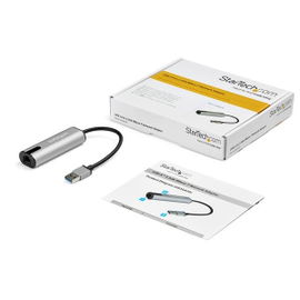 StarTech.com Adaptador de Red Ethernet USB-A a RJ45 2,5 Gigabit LAN - 2.5GBASE-T StarTech.com Adaptador de Red Ethernet USB-A a RJ45 2,5 Gigabit LAN - 2.5GBASE-T