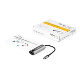StarTech.com Adaptador de Red Ethernet USB-C a RJ45 2,5 Gigabit LAN - 2.5GBASE-T StarTech.com Adaptador de Red Ethernet USB-C a RJ45 2,5 Gigabit LAN - 2.5GBASE-T