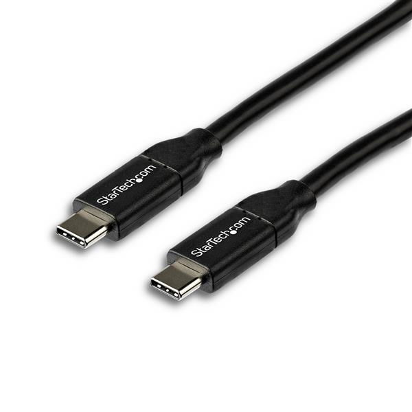 StarTech.com Cable de 2m USB-C a USB-C con capacidad para Entrega de Alimentación de 5A - USB TipoC - Cable de Carga USBC - USB 2.0 StarTech.com Cable de 2m USB-C a USB-C con capacidad para Entrega de Alimentación de 5A - USB TipoC - Cable de Carga USBC - USB 2.0