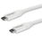 StarTech.com Cable 4m USB-C a USB-C con capacidad para Entrega de Alimentación de 5A - USB Tipo C - Cable de Carga USBC - USB 2.0 - Blanco
