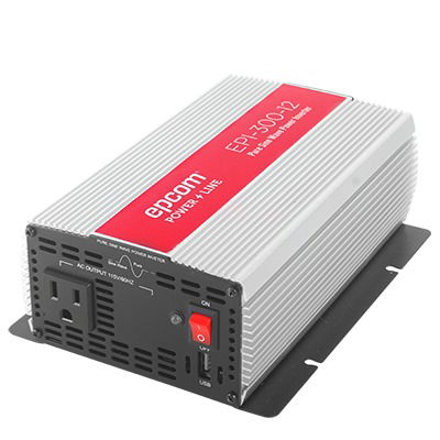 Inversor de Corriente Onda Pura 300W, Ent:12 Vcd, Sal:115 Vca 60 Hz Inversor de Corriente Onda Pura 300W, Ent:12 Vcd, Sal:115 Vca 60 Hz