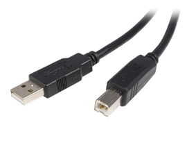 StarTech.com Cable USB de 2m para Impresora - USB A Macho a USB B Macho - Adaptador Negro StarTech.com Cable USB de 2m para Impresora - USB A Macho a USB B Macho - Adaptador Negro