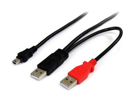 StarTech.com USB2HABMY1 cable USB 0,3 m USB A Mini-USB B Negro StarTech.com USB2HABMY1 cable USB 0,3 m USB A Mini-USB B Negro