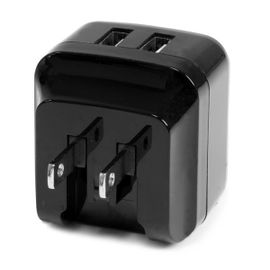 StarTech.com Cargador de Pared USB de 2 Puertos para Tablets Smartphones - Cargador de Alta Potencia para Viajes