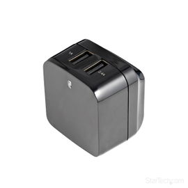 StarTech.com Cargador de Pared USB de 2 Puertos para Tablets Smartphones - Cargador de Alta Potencia para Viajes