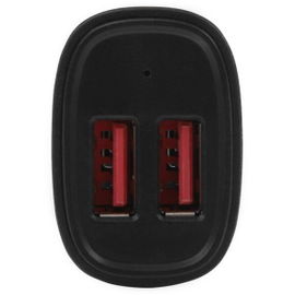 StarTech.com Cargador de Coche USB de Dos Puertos - 24W / 4,8A - Negro