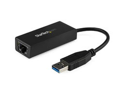 StarTech.com Adaptador Tarjeta de Red Externa NIC USB 3.0 a 1 Puerto Gigabit Ethernet 1Gbps RJ45 USBA Negro StarTech.com Adaptador Tarjeta de Red Externa NIC USB 3.0 a 1 Puerto Gigabit Ethernet 1Gbps RJ45 USBA Negro
