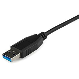 StarTech.com Adaptador Tarjeta de Red Externa NIC USB 3.0 a 1 Puerto Gigabit Ethernet 1Gbps RJ45 USBA Negro