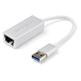 StarTech.com Adaptador de Red Ethernet Gigabit Externo USB 3.0 - Plateado StarTech.com Adaptador de Red Ethernet Gigabit Externo USB 3.0 - Plateado