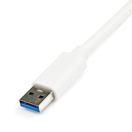 StarTech.com Adaptador Tarjeta de Red NIC Externa USB 3.0 de 1 Puerto Gigabit Ethernet RJ45 y Puerto USB - Blanco StarTech.com Adaptador Tarjeta de Red NIC Externa USB 3.0 de 1 Puerto Gigabit Ethernet RJ45 y Puerto USB - Blanco
