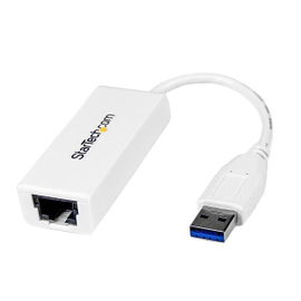 StarTech.com Adaptador Tarjeta de Red Externa NIC USB 3.0 a 1 Puerto Gigabit Ethernet 1Gbps RJ45 USBA Blanco StarTech.com Adaptador Tarjeta de Red Externa NIC USB 3.0 a 1 Puerto Gigabit Ethernet 1Gbps RJ45 USBA Blanco