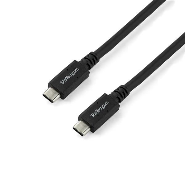 StarTech.com Cable de 1,8m USB-C a USB-C con capacidad para Entrega de Alimentación de 5A - USB TipoC - Cable de Carga USBC - USB 3.0 StarTech.com Cable de 1,8m USB-C a USB-C con capacidad para Entrega de Alimentación de 5A - USB TipoC - Cable de Carga USBC - USB 3.0