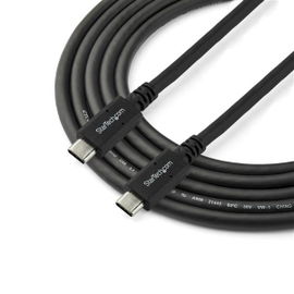 StarTech.com Cable de 1,8m USB-C a USB-C con capacidad para Entrega de Alimentación de 5A - USB TipoC - Cable de Carga USBC - USB 3.0 StarTech.com Cable de 1,8m USB-C a USB-C con capacidad para Entrega de Alimentación de 5A - USB TipoC - Cable de Carga USBC - USB 3.0