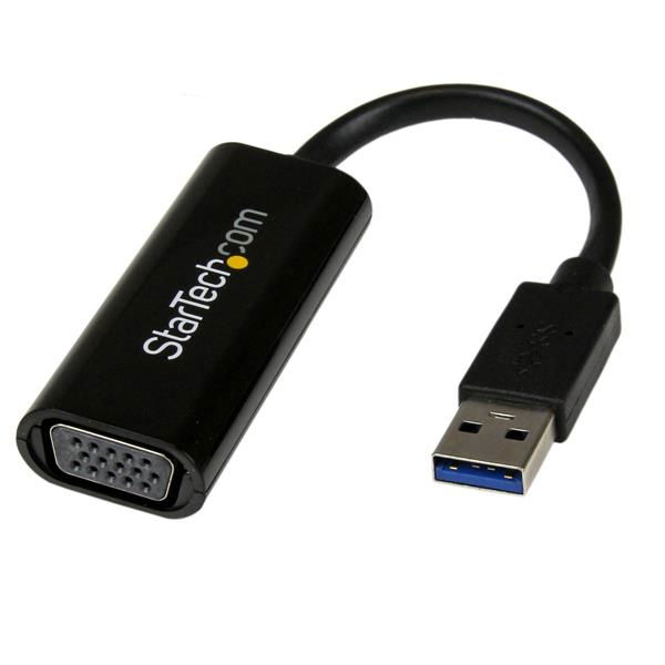 StarTech.com Adaptador Gráfico Conversor USB 3.0 a VGA - Cable Convertidor Compacto de Vídeo - 1920x1200 / 1080p StarTech.com Adaptador Gráfico Conversor USB 3.0 a VGA - Cable Convertidor Compacto de Vídeo - 1920x1200 / 1080p
