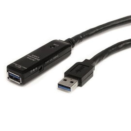 StarTech.com Cable Extensor Alargador USB 3.0 SuperSpeed Activo de 10m - USB A Macho a Hembra - Negro - Cable alargador USB - USB Tipo A (M) a USB Tipo A (H) - USB 3.0 - 10 m - activo - negro - para P/N: PEXUSB3S42V, PEXUSB3S44V, S352BU33HR, SVA5H2NE StarTech.com Cable Extensor Alargador USB 3.0 SuperSpeed Activo de 10m - USB A Macho a Hembra - Negro - Cable alargador USB - USB Tipo A (M) a USB Tipo A (H) - USB 3.0 - 10 m - activo - negro - para P/N: PEXUSB3S42V, PEXUSB3S44V, S352BU33HR, SVA5H2NE
