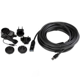 StarTech.com Cable Extensor Alargador USB 3.0 SuperSpeed Activo de 10m - USB A Macho a Hembra - Negro - Cable alargador USB - USB Tipo A (M) a USB Tipo A (H) - USB 3.0 - 10 m - activo - negro - para P/N: PEXUSB3S42V, PEXUSB3S44V, S352BU33HR, SVA5H2NE StarTech.com Cable Extensor Alargador USB 3.0 SuperSpeed Activo de 10m - USB A Macho a Hembra - Negro - Cable alargador USB - USB Tipo A (M) a USB Tipo A (H) - USB 3.0 - 10 m - activo - negro - para P/N: PEXUSB3S42V, PEXUSB3S44V, S352BU33HR, SVA5H2NE