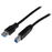 StarTech.com Cable Certificado 1m USB 3.0 Super Speed USB B Macho a USB A Macho Adaptador para Impresora - Negro