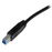 StarTech.com Cable Certificado 2m USB 3.0 Super Speed USB B Macho a USB A Macho Adaptador para Impresora - Negro