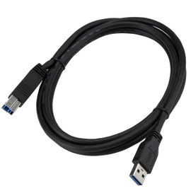 StarTech.com Cable Certificado 2m USB 3.0 Super Speed USB B Macho a USB A Macho Adaptador para Impresora - Negro StarTech.com Cable Certificado 2m USB 3.0 Super Speed USB B Macho a USB A Macho Adaptador para Impresora - Negro