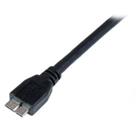StarTech.com Cable Certificado 1m USB 3.0 Super Speed SS Micro USB B Macho a USB A Macho Adaptador - Negro StarTech.com Cable Certificado 1m USB 3.0 Super Speed SS Micro USB B Macho a USB A Macho Adaptador - Negro