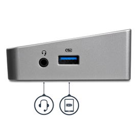 StarTech.com Docking Station USB 3.0 para Tres Monitores - 1x HDMI - 2x DisplayPort StarTech.com Docking Station USB 3.0 para Tres Monitores - 1x HDMI - 2x DisplayPort