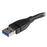 StarTech.com Cable de 15cm Extensor USB 3.0 - Alargador USB 3.0 SuperSpeed Negro
