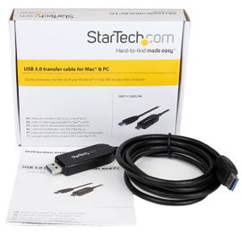 StarTech.com Cable de Transferencia de Datos USB 3.0 para ordenadores Mac y Windows - PC a PC StarTech.com Cable de Transferencia de Datos USB 3.0 para ordenadores Mac y Windows - PC a PC