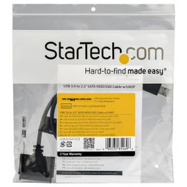 StarTech.com Cable Adaptador USB 3.0 con UASP a SATA III para Disco Duro de 2,5