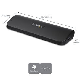 StarTech.com Docking Station USB 3.0 para Dos Monitores con HDMI y DVI/VGA StarTech.com Docking Station USB 3.0 para Dos Monitores con HDMI y DVI/VGA