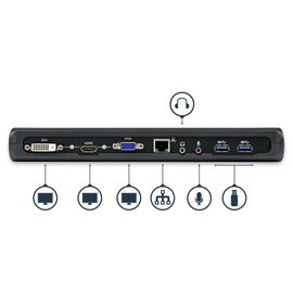 StarTech.com Docking Station USB 3.0 para Dos Monitores con HDMI y DVI/VGA StarTech.com Docking Station USB 3.0 para Dos Monitores con HDMI y DVI/VGA