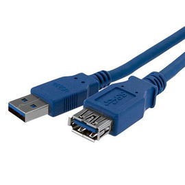 StarTech.com Cable 1m Extensión Alargador USB 3.0 SuperSpeed - Macho a Hembra USB A - Extensor - Azul StarTech.com Cable 1m Extensión Alargador USB 3.0 SuperSpeed - Macho a Hembra USB A - Extensor - Azul