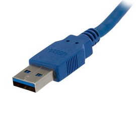 StarTech.com Cable 1m Extensión Alargador USB 3.0 SuperSpeed - Macho a Hembra USB A - Extensor - Azul